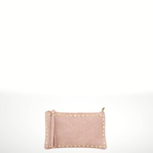 UNILES - Bolso de mano de piel gamuza 250315