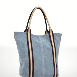 MELODY - Bolso Tote de piel Gamuza