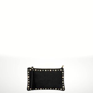 UNILES - Bolso de mano de piel gamuza 250315