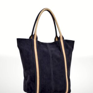 MELODY - Bolso Tote de piel Gamuza