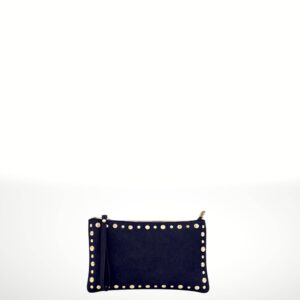 UNILES - Bolso de mano de piel gamuza 250315