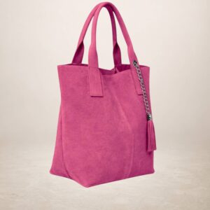 MARELY - Bolso tote de piel Gamuza 230213
