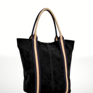 MELODY - Bolso Tote de piel Gamuza