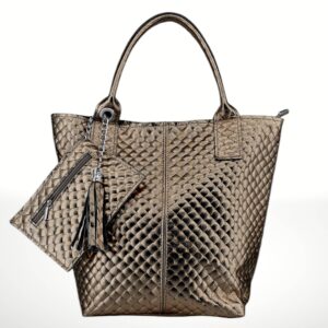 LA BOTTEGA - Bolso Tote de piel Gamuza 250221