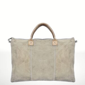 Bolsos de piel Gamuza Milano met /
