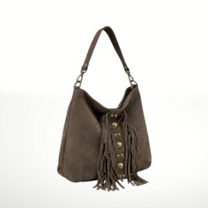 RIBELLE - Bolso de piel gamuza 250904