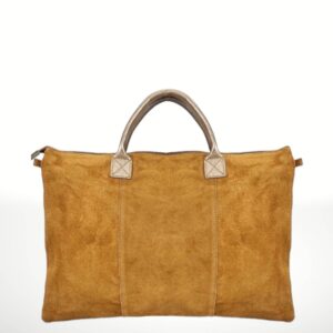 Bolsos de piel Gamuza Milano met /