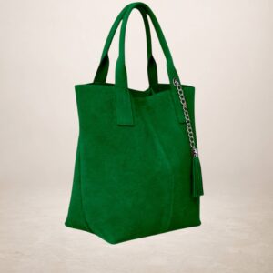 MARELY - Bolso tote de piel Gamuza 230213
