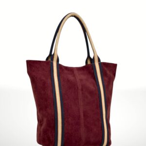 MELODY - Bolso Tote de piel Gamuza