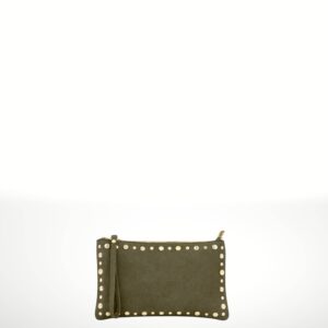 UNILES - Bolso de mano de piel gamuza 250315