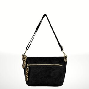 Bandolera de piel Gamuza Carlotta 241019