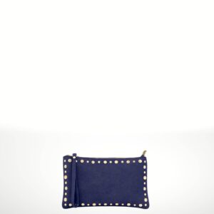 UNILES - Bolso de mano de piel gamuza 250315
