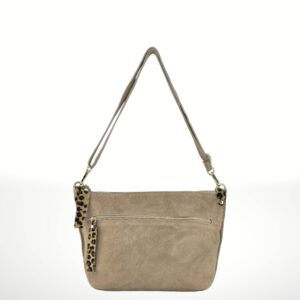 Bandolera de piel Gamuza Carlotta 241019