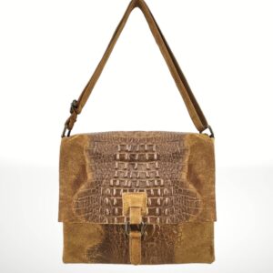 Bandolera de piel Gamuza Adina 190033