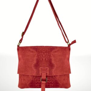 Bandolera de piel Gamuza Adina 190033