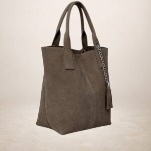 MARELY - Bolso tote de piel Gamuza 230213