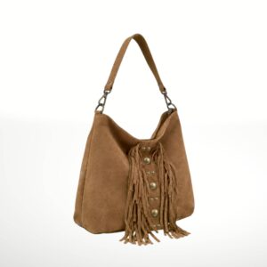 RIBELLE - Bolso de piel gamuza 250904