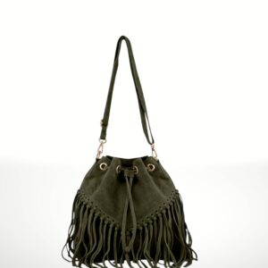 EMANUELA - Bolso de piel Gamuza 220419
