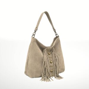 RIBELLE - Bolso de piel gamuza 250904