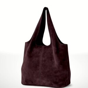 GIANNINA - Bolso de piel Gamuza