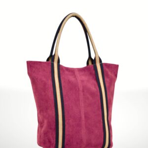 MELODY - Bolso Tote de piel Gamuza