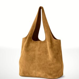 GIANNINA - Bolso de piel Gamuza