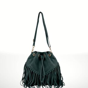 EMANUELA - Bolso de piel Gamuza 220419