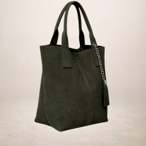 MARELY - Bolso tote de piel Gamuza 230213
