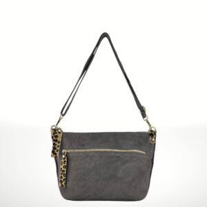 Bandolera de piel Gamuza Carlotta 241019