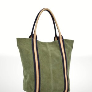 MELODY - Bolso Tote de piel Gamuza