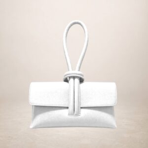 AUREA - Bolso de mano de piel 260333 - Blanco
