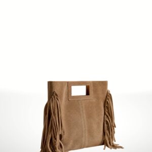VENAS - Bolso de mano de piel Gamuza 243710