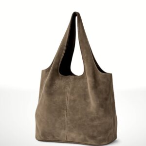 GIANNINA - Bolso de piel Gamuza