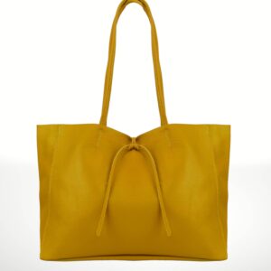 Bolso de piel Vacuno Ilenia ²⁴ - Mostaza
