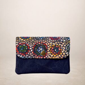 GAUDI plus - Monedero de piel Gamuza - Azul marino