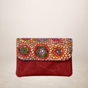 GAUDI plus - Monedero de piel Gamuza - Rojo