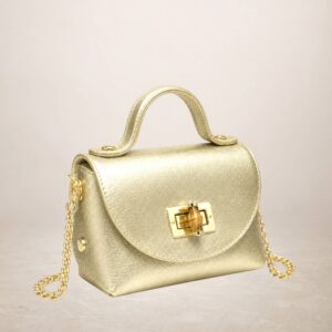 GINEVRA - Bolso de piel 260316 - Platinado