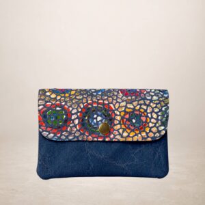 GAUDI plus - Monedero de piel Gamuza - Azul vaquero