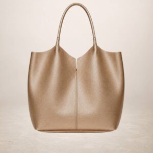 NERINA - Bolso de piel - Bronze (Gamuza laminado)