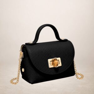 GINEVRA - Bolso de piel 260316 - Negro