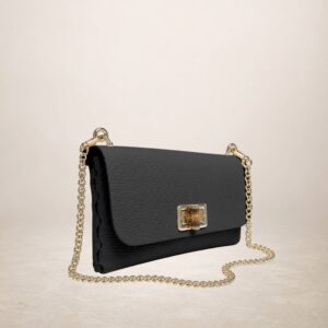 LUCE DI AMALFI - Bolso de piel - Negro