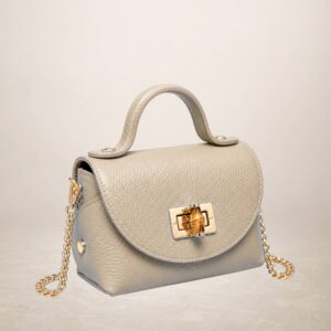 GINEVRA - Bolso de piel 260316 - Taupe