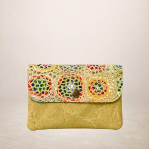 GAUDI plus - Monedero de piel Gamuza - Amarillo
