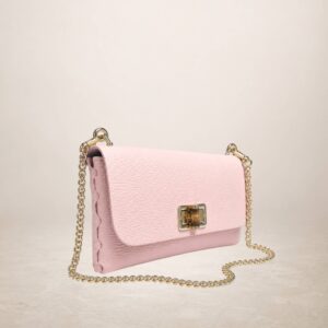 LUCE DI AMALFI - Bolso de piel - Rosa pastel