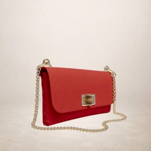 LUCE DI AMALFI - Bolso de piel - Rojo