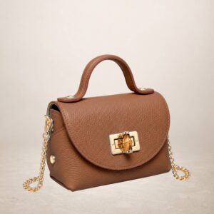 GINEVRA - Bolso de piel 260316 - Marron