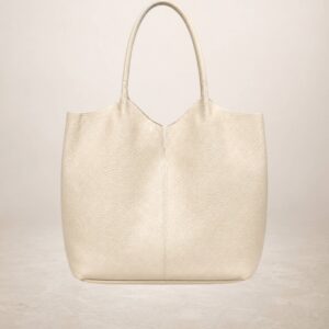 NERINA - Bolso de piel - Nata