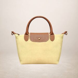 SIENA - Bolso de piel  - Amarillo pastel