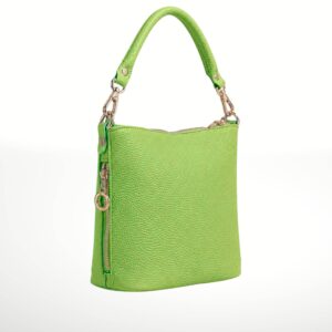 ISTELIA - Bolso de piel - Verde pistacho