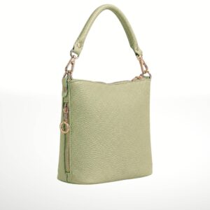 ISTELIA - Bolso de piel - Verde aguacate